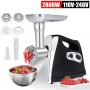 2800W Electric Meat Grinders Stainless Steel Electric Grinder Sausage Stuffer Meat Mincer Home Kitchen Chopper Food Processor