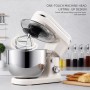 ROSPEC 1200W 5L Electric Kitchen Food Stand Mixer Stainless Steel Bowl 6 Speed Cream Egg Whisk Whip Dough Kneading Food Mixer