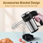 Food Mixer Electric Cuisine Kitchen Blender With Dough Hooks Chrome Egg Beater Hand Mixer Machine For Sweets Bakery Sonifer