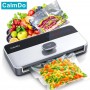 CalmDo Food Automatic Vacuum Sealer 220V/110V Commercial Household Food Vacuum Sealer Packaging Machine Include Bags