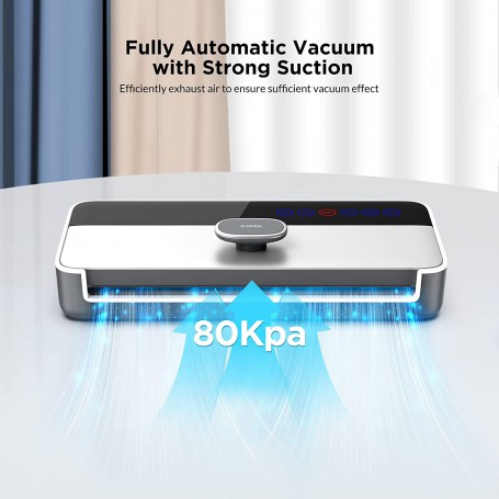 Calmdo Full Automatic Vacuum Sealer Machine with Cutter, Vacuum