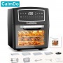 CalmDo Kitchen Hot Air Fryer Oven 12L Olil-Free Fryer with 18 Programs Keep Warm Function Touch Screen Smart Air Fryer Oven