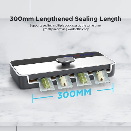 Calmdo Full Automatic Vacuum Sealer Machine with Cutter, Vacuum