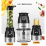 BioloMix 500W Portable Personal Blender Mixer Food Processor With Chopper Bowl 600ml Juicer Bottle Meat Grinder Baby Food Maker