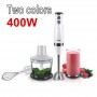 3 In 1 Hand Blender 2 Speeds 400W Food Mixer Electric Four-blade Ice Crushing Kitchen Vegetable Fruit Stirring Grinder Sonifer
