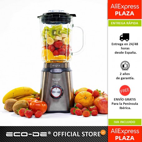 ECODE Titanblade Evolution American tumbler blender blades 6 sheets titanium blender tumbler meter 40ml steel Inox glass jug