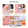 Stainless Steel Orange Lemon Juicer Citrus Fruits Squeezer Fruit Pressing Machine Press Juicer Home Commercial