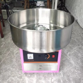 Electric Cotton Candy Machine Commercial Sugar Floss Maker Temperature Controls Party Festival Carnival Home DIY Electric Cotton Candy Machine Commercial Sugar Floss Maker Temperature Controls Party Festival Carnival Home DIY