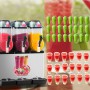Commercial Frozen Slushy Three Tanks Juicer Slush Fruit Maker 12LX3 Snow Melting Machine
