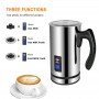 Biolomix Electric Coffee Frother Stainless Steel Milk Steamer Cafeteira For Espresso Latte Cappuccino Hot Chocolate