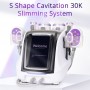 S-SHAPE 30K Lipo Cavitation Machine for Weight Loss Face Lift EMS Electroporation Vacuum Suction Radio Frequency Beauty Machine