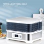 ROSPEC Household Food Processor Fast Food Dehydrator Stainless Steel Drying Machine Electric Air Dryer Drying Fruit Meat Fruit