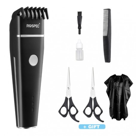 ROSPEC  USB Electric Hair Clippers Trimmers For Men Adults Kids Cordless Rechargeable Hair Cutter Machine Professional