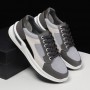 New arrival 2022 round toe mixed colors men shoes lace up genuine leather flat men sneakers