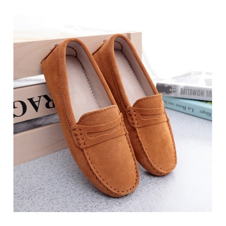 Moccasin Flat Shoes Women Casual And Comfy