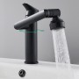 1080° Swivel Bathroom Sink Faucet Mixer Deck Mount Splash Proof Water Tap Shower Head Plumbing Tapware For Bathroom Accessories