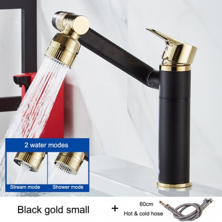 Thicken Brass Bathroom Sink Faucet Free Swivel Basin Mixer Water Tap Shower Head Plumbing Tapware For Bathroom Accessories