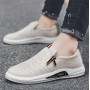 New Fashion Men Loafers 2022 Outdoor Casual Shoes Soft Flats White Business Leather portabl Shoes Driving Slip on Boat Shoes