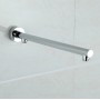 Onyzpily Shower Head Chrome Ultrathin Square and Round   8" 10'' 12''Rainfall 38cm Shower Arm 150cm Shower Hose