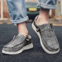 Men Denim Canvas Casual Shoes Luxury Vulcanize Shoes  Breathable Mens Loafers Shoes Sneakers Slip on Male Moccasin Lazy Shoes