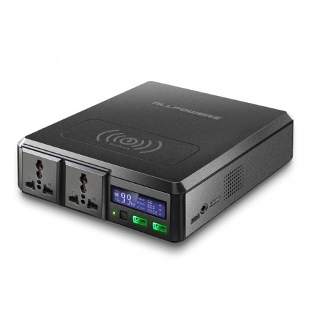 Generator power station 200W 41600mAh portable quick charge PANEL SOLAR plate 60-100W optional CAMPER caravan CAMPING field. Fre