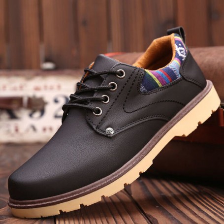 Breathable Workwear Sneakers  Waterproof  Non-slip Labor Insurance Shoes Construction Site Wear-resistant  Lace-up Men Shoes New