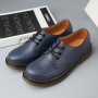 Outdoor Beef Tendon Outsole Martin Shoes Handmade Comfortable Oxford Shoes Lace Solid Color Formal Shoes Mens Large Size 35-47