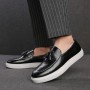 Italy Men Casual Shoes Summer Leather Loafers Office Shoes For Men Driving Moccasins Comfortable Slip on Party Fashion Shoes Men