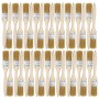 36 Pack of 1 Inch (24mm) Paint Brushes and Chip Paint Brushes for Paint Stains Varnishes Glues and Gesso