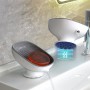 Soap Dish Super Suction Cup Drain Soap Holder Box Bathroom Shower Soap Holder Dish Storage Plate Tray Bathroom Supplies Gadgets