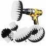 5Pcs/1Set Brush Attachment Set Power Scrubber Brush Car Polisher Bathroom Cleaning Kit with Extender Kitchen Cleaning Tools