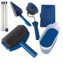 8pc/Set Multifunctional Paint Roller Brush Tools Set  Wall Paint Brush Floral Painting Roller DIY Wall Painting Roll
