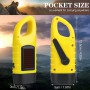 Professional Solar Powered LED Flashlight Lantern Portable Hand Crank Dynamo Tent Light Torch For Outdoor Camping Mountaineering