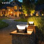 VZVI Villa Column Lamps IP65 Waterproof LED Fence Gate Pillar Head Lamp Outdoor Lawn Landscape Solar Post Light For Patio Garden