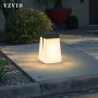 VZVI Waterproof Outdoor Landscape Lawn Lamp E27 LED Bulb Warm White Villa Exterior Garden Courtyard Decoration Light Solar Panel