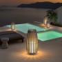 VZVI IP65 Waterproof Villa Courtyard Outdoor Landscape Lawn Lamps Solar LED Lights For the Garden Patio Fence Decor Light Rattan