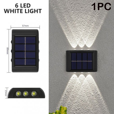 Solar Wall Light Outdoor Waterproof Balcony Wall Lights for Courtyard Street Landscape Garden Decor Lamp Solar Outdoor Wall Lamp
