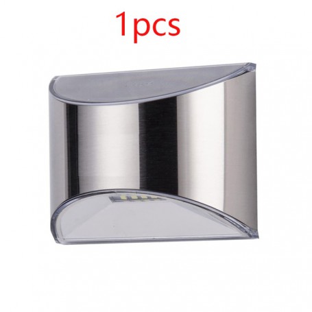 Solar LED Outdoor Lamp Waterproof Decor Wall Light for Balcony Patio Fence Garden Step Lamps Garden Solar Outdoor Wall Light