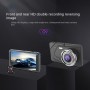 4 Inches 1080p 170° Touch Screen GPS Dashcam Car Dual Lens Bluetooth Rearview Dash Cam Night Vision Dashcam Camera for Car