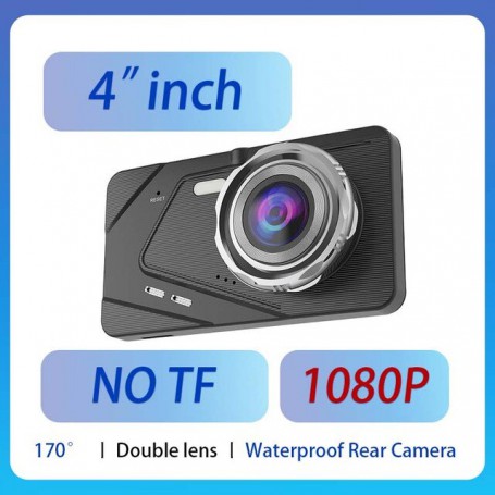 4 Inches 1080p 170° Touch Screen GPS Dashcam Car Dual Lens Bluetooth Rearview Dash Cam Night Vision Dashcam Camera for Car