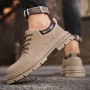 Man Shoes Breathable Casual Shoes For Men Oxfords Leather Tooling Shoes Winter Fashion Platform Ankle Boots Men Moccasins
