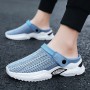 Summer New Anti-skid Men Casual Shoes Fashion Comfort Hard-wearing Half Slippers Outdoor Breathable Sandals Mesh Quality Slip-on