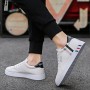 Men's Vulcanized Shoes Sneakers Boys Breathable Flats Comfortable Shoes Men Spring Autumn Casual White Sport Sneakers