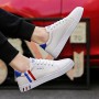 Men's Vulcanized Shoes Sneakers Boys Breathable Flats Comfortable Shoes Men Spring Autumn Casual White Sport Sneakers