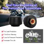 VSYS F4.5 4.5'' LCD Motorcycle DVR Moto Camera Recorder with TPMS Smart Gauge Dual 1080P SONY IMX307 Starvis WiFi Waterproof