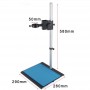 48MP 4K 1080P HDMI USB Video Microscope Camera 10 -130X Zoom C Mount Lens Ultra High Working Distance For Phone Repair Soldering