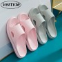 VERTVIE Women Indoor Home Slippers Summer Light Soft Comfortable Non-Slip Flip Flops Bath Men Slides Flat Shoes Hotel Sandals