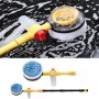 Automatic Rotary Self-cleaning Car Clean Brush Double Layer Car Wash Foam Brush Long Handle Cleaning Mop Tool Car Accessories