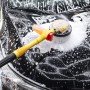 Automatic Rotary Self-cleaning Car Clean Brush Double Layer Car Wash Foam Brush Long Handle Cleaning Mop Tool Car Accessories