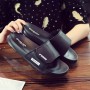 Brand Slippers Fashion Personality Buckle Flip-flops Men's Slip-resistant Soft Bottom Lazy Half-drag New Simple Sandals